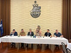 Ramiro Rosário foi convidado pela diretoria-executiva da CICS Canoas para debater sobre Segurança Pública. (Foto: Giovani Gafforelli)