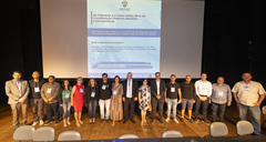 Escola Julieta Battistioli promove o evento "As Câmaras e o novo artigo 29-A da Constituição Federal: desafios e perspectivas". Na foto, presidente da CMPA, vereadora Comandante Nádia com o vereador Gilvani o Gringo e presidentes das câmaras municipais participantes