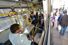 Transporte regular de passageiros existe na cidade desde 1872. Atualmente o serviço é prestado por ônibus (Foto Arquivo)