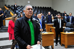 Jorge Cuty (PP) prestou juramento durante a sessão