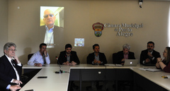 Lançamento da Frente teve vídeoconferência  com professor Turkienicz direto da Inglaterra