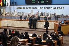 O Plenário Otávio Rocha durante sessão ordinária 