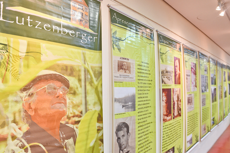 O ambientalista José Lutzenberger é uma das personalidades retratada nas exposições da Câmara