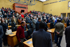 Plenário ficou lotado na cerimônia Foto: Matheus Piccini/CMPA