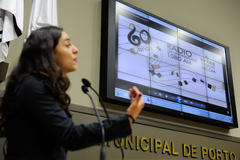 Vereadora Fernanda destacou importância da emissora na história da Ufrgs