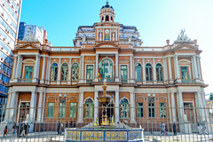 O Paço dos Açorianos, sede da Prefeitura de Porto Alegre