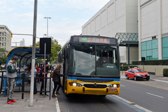 Faixas exclusiva para ônibus na Avenida Praia de Belas