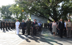 A solenidade reuniu vereadores, militares e suas famílias, estudantes e professores
