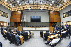 O Plenário Otávio Rocha, da Câmara Municipal de Porto Alegre