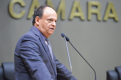 Movimentações de plenário. Na foto, o vereador João Bosco Vaz.