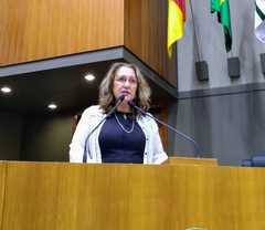 Vereadora Lourdes no Plenário