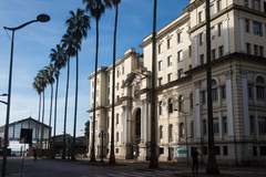 Centro Histórico de Porto Alegre. Avenida Sepúlveda, Secretaria da Fazendo do Estado e Cais Mauá.
