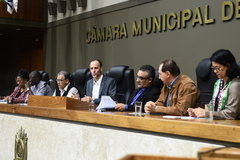 Vereador Marcelo Sgarbossa (PT) coordenou a reunião
