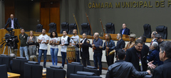 Homenagem à Federação Gaúcha de Artes Marciais Mista durante a sessão desta quinta-feira