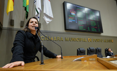 Autora, vereadora suplente Fernanda Machado (PSDB)