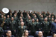 Militares prestigiaram homenagem realizada no Plenário Otávio Rocha