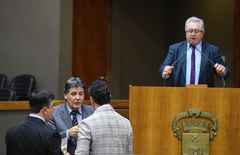Vereadores no Plenário Otávio Rocha, nesta quinta-feira
