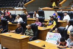Moradores da região na Câmara em audiência pública sobre o tema - Foto Arquivo