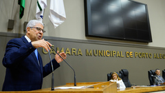 Luiz Braz em 2019, quando recebeu o título de Cidadão