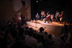 Apresentação de circo na II Mostra do Teatro Glênio Peres