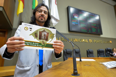 Ministro André Luis Lopes da Silva divulga peregrinação pelo jubileu