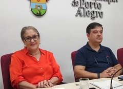 Vereadora Lourdes Sprenger, presidente da Cosmam, indicou a pauta da reunião