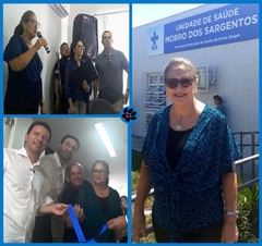 Vereadora Lourdes na Unidade de Saúde da Vila dos Sargentos