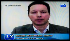 Comparecimento do prefeito de Porto Alegre, Nelson Marchezan Jr. Na foto: prefeito Nelson Marcheza Jr.