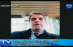 Comparecimento do prefeito de Porto Alegre, Nelson Marchezan Jr. Na foto: vereador Márcio Bins Ely