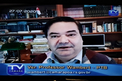 Ver. Professor Wambert (PROS), autor da proposta