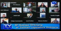 Legislativo vem realizando seus trabalhos por videoconferência