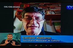Luciano Alabarse interagiu com vereadores em sessão virtual nesta quinta-feira