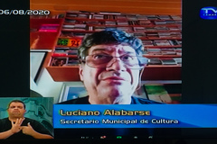 Sessão ordinária. Na foto, secretário municipal da Cultura Luciano Alabarse.