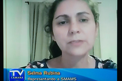 Arquiteta Selma Rubina Thomaz falou em nome do governo