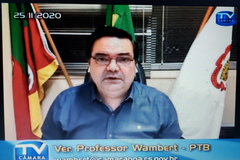 Professor Wambert (PTB) é autor do projeto que trata da área no Belém Novo