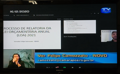 Felipe Camozzato (NOVO)  foi o relator da LOA 2021