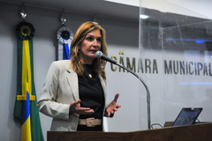 Vereadora Mônica Leal (PP)m segunda secretária da Mesa Diretora