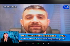Vereador Alexandre Bobadra (PSL)