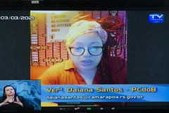 Vereadora Daiana Santos (PCdoB)