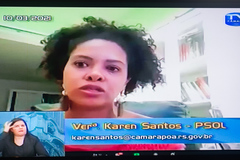 Vereadora Karen Santos (PSOL)
