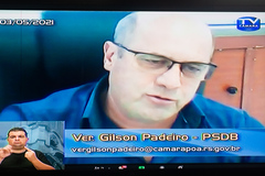 Vereador Gilson Padeiro (PSDB) falou durante o Grande Expediente