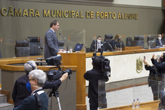 Plenário Otávio Rocha durante a sessão ordinária desta segunda-feira