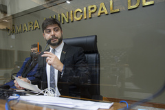 Reunião conjunta foi presidida pelo vereador Felipe Camozzato (Novo)
