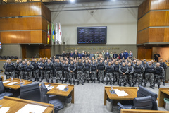 Homenagem ao transcurso dos 59 anos do 1º Batalhão de Choque de Porto Alegre