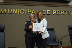 A cerimônia aconteceu no Plenário Otávio Rocha e a proponente foi a vereadora Mônica Leal (PP)