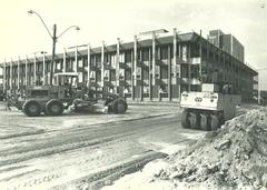 Construção do Palácio Aloísio Filho, inaugurado em 1986