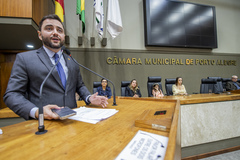 Sessão seolene de outorga do título de cidadão de porto alegre ao vice-governador Gabriel Vieira de Souza.