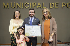 Sessão seolene de outorga do título de cidadão de porto alegre ao vice-governador Gabriel Vieira de Souza.