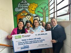 Tanise Sabino destina 25 mil reais para a Escola de Educação Vovó Ida